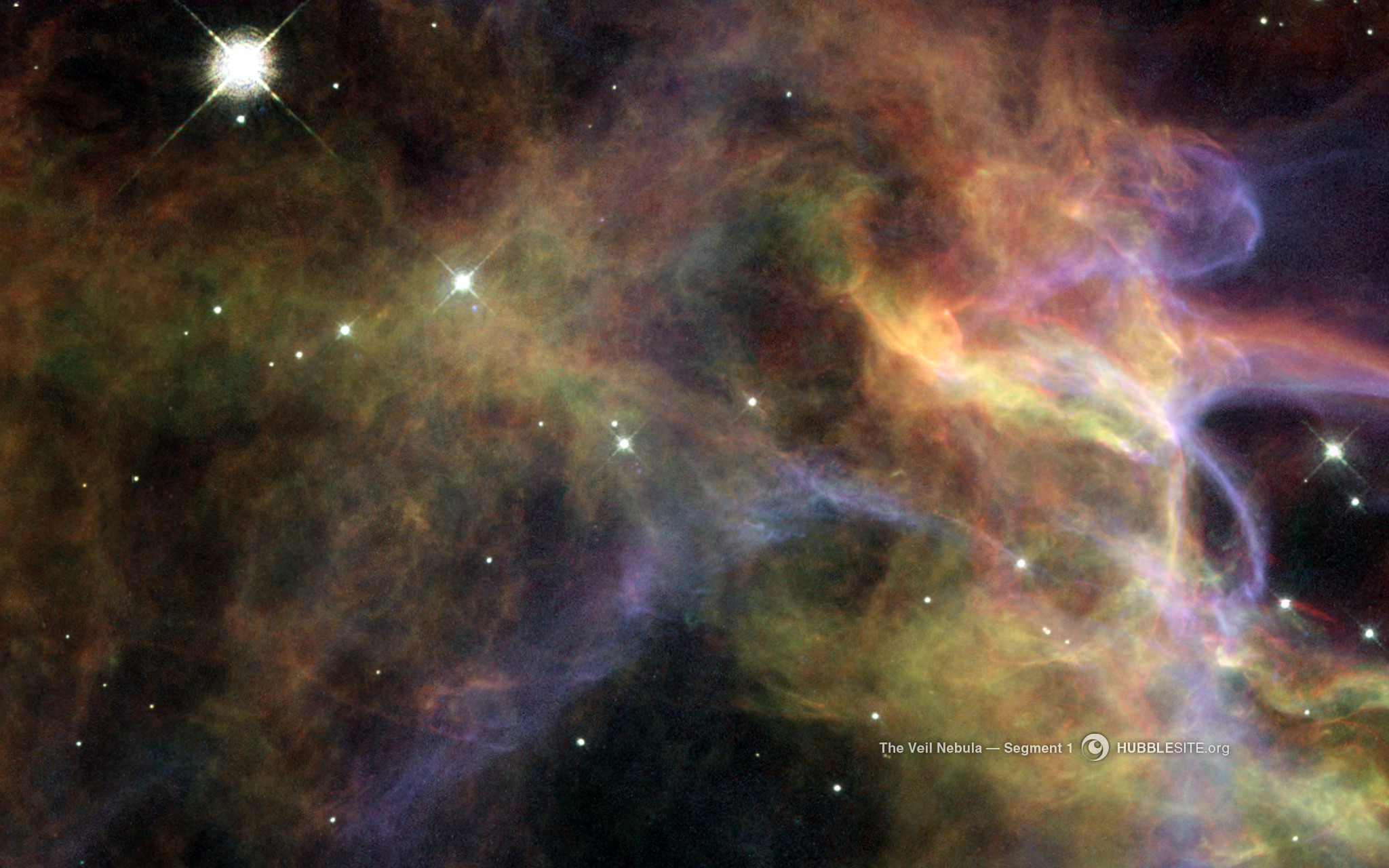 The Veil Nebula, segment 1