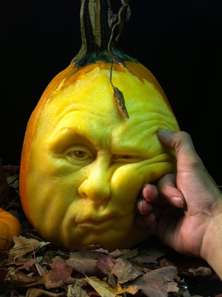 Villafane Studios Life-like Pumpkin Carvings!