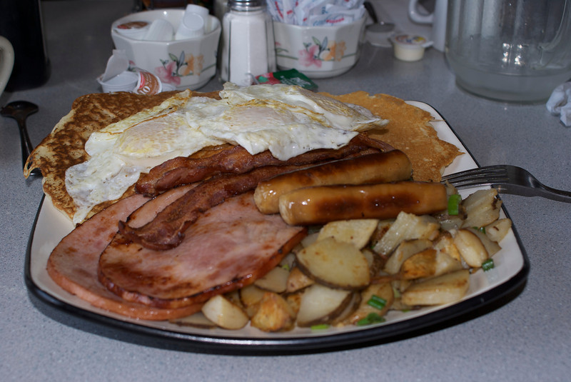 Canada: Eggs, Potatoes, Sausage, Ham, Pancakes