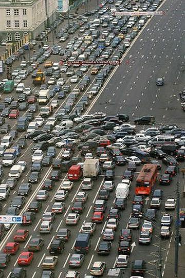 Crazy traffic jams