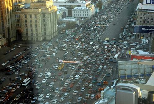 Crazy traffic jams