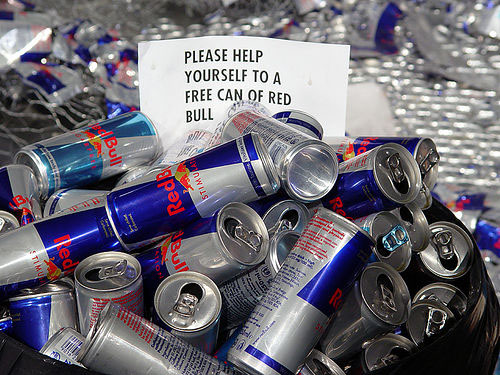 red bull art free red bull - Please Help Yourself To A Free Can Of Red Bull 2 Bull RedB Stimular Ps