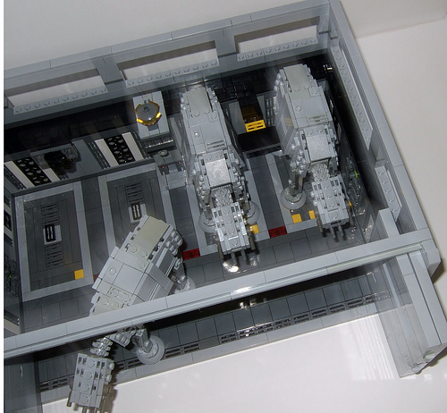 Star Wars Imperial Base Made From LEGOs