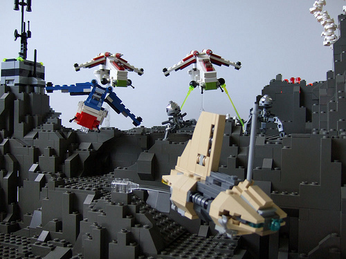 Star Wars Imperial Base Made From LEGOs