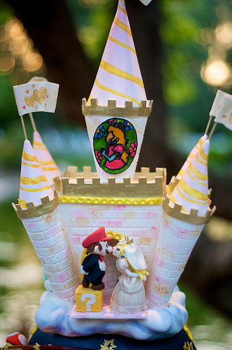 Super Mario Kart Wedding Cake