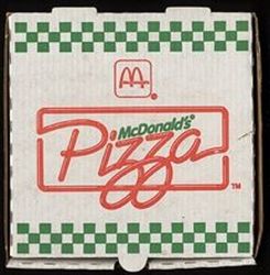 Launched in the early 1990s, the McPizza was a huge failure. First of all, no one associates McDonald's with pizza, so why would people switch from Pizza Hut and their local pizza places?