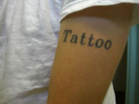 Or maybe a tattoo tattoo?