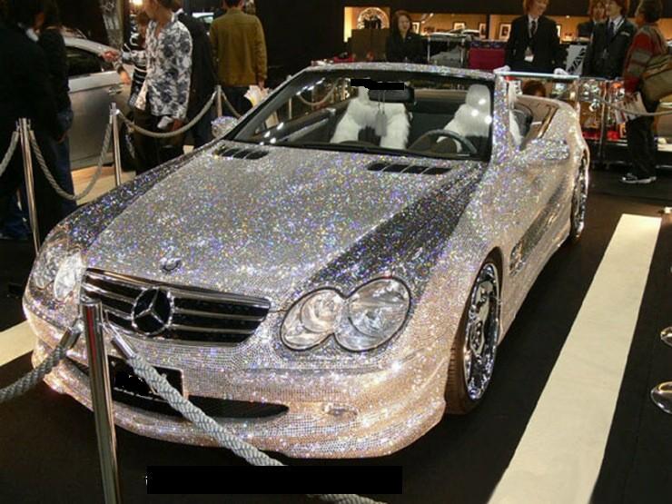 This thing runs on unicorn tears and the interior is made with real griffon hide.  Later, the owner is taking his kids to a lake to skip emeralds.