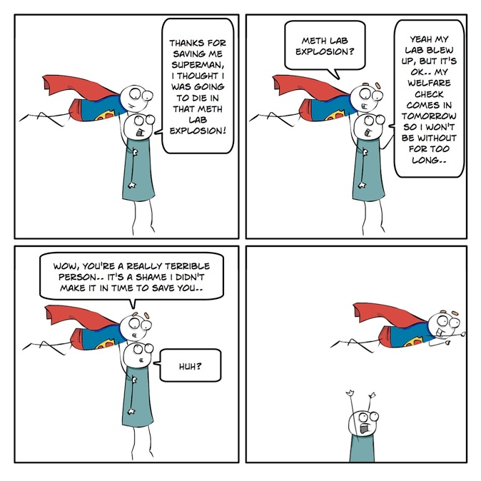 .. or how I wish Superman acted.