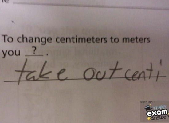Funny Exam Answers