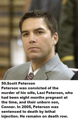 Scott Peterson and a detailed summary of the crimes he committed.