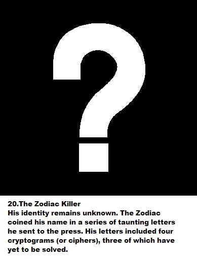 The Zodiac Killer