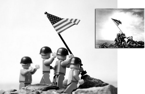 Famous Photos recreated in Lego