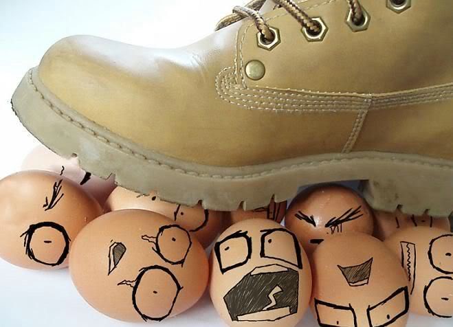 Eggs With Sharpie Faces