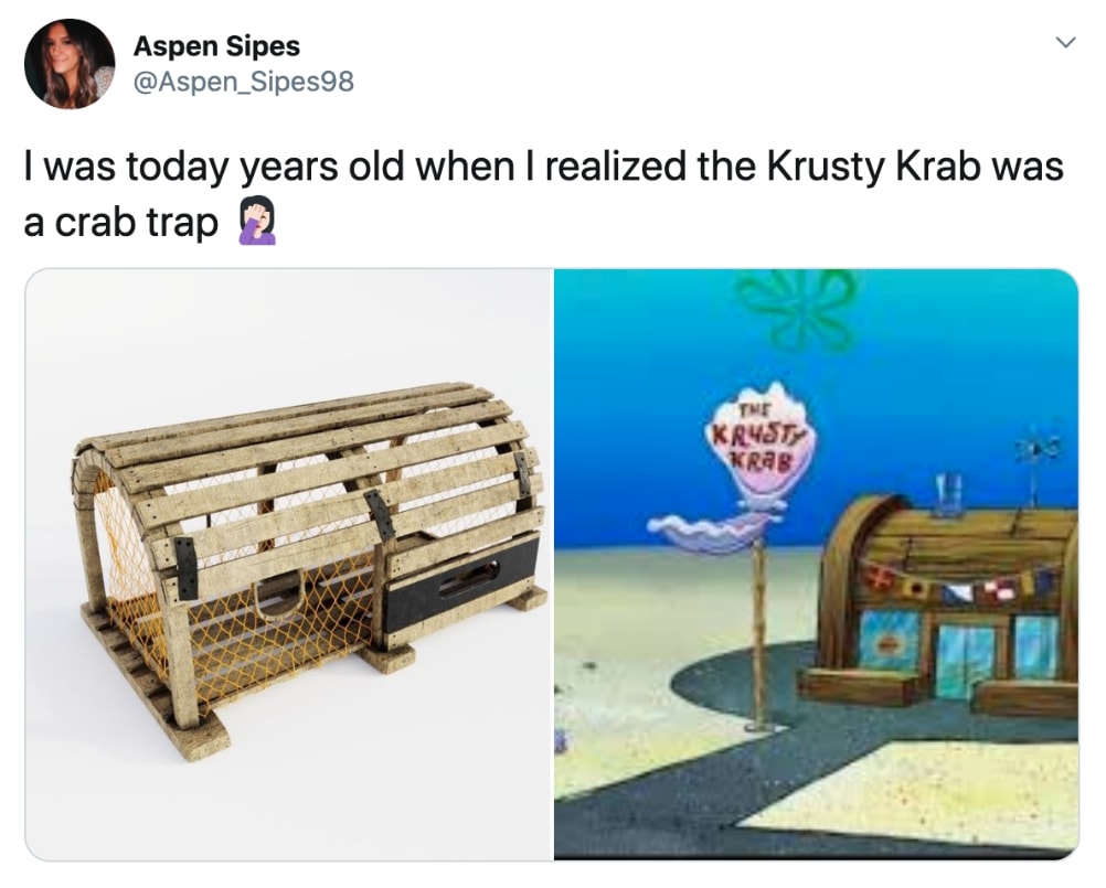 crab trap spongebob - Aspen Sipes I was today years old when I realized the Krusty Krab was a crab trap Krysty Krab