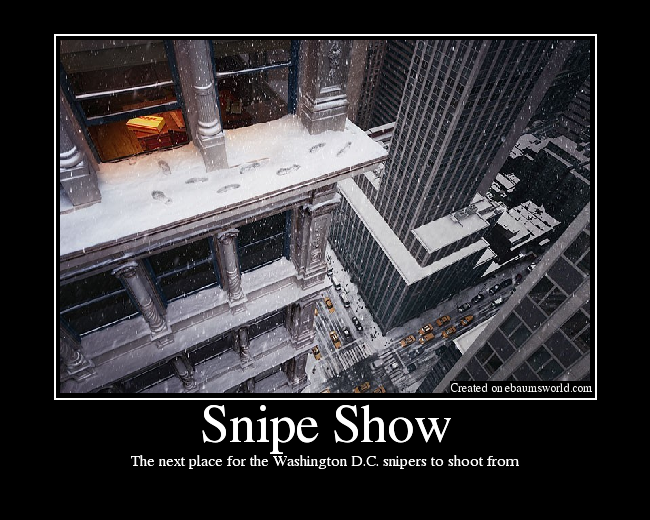 The next place for the Washington D.C. snipers to shoot from