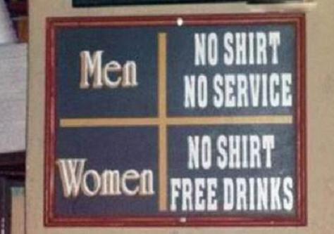 This sign is the best way to explain what quality service really is.