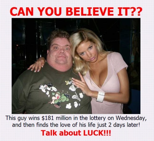 I dont know how this guy discovered the secret to being so lucky.