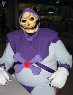 Skeltor, I know hes not a hero. But he gained weight