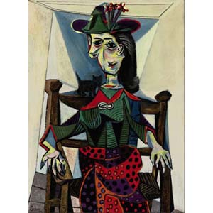 3. Dora Maar with Cat by Pablo Picasso, Worth ($95,200,000)