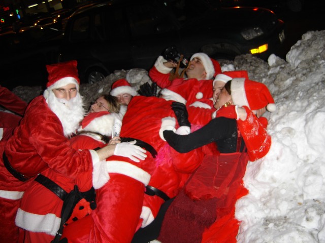 Crazy Santas!
