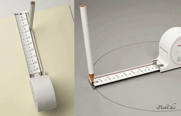 Ruler with holes for precision