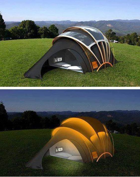 Solar Powered Camping Tent