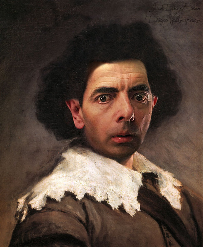 Historical Portraits With The Face Of Mr. Bean By Rodney Pike