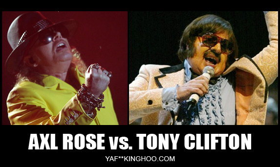 Is it just me or is Axl Rose stealing Andy Kaufman's Tony Clifton bit??