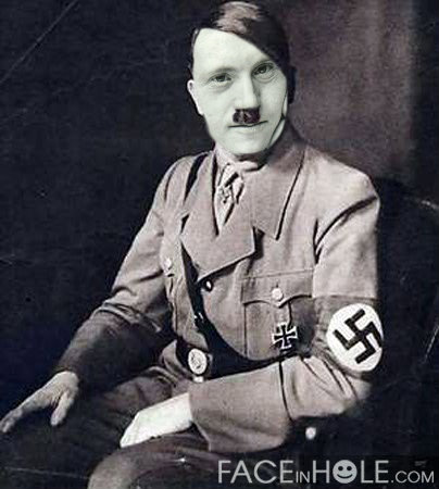 a downsyndrome hitler.   corky from life goes on