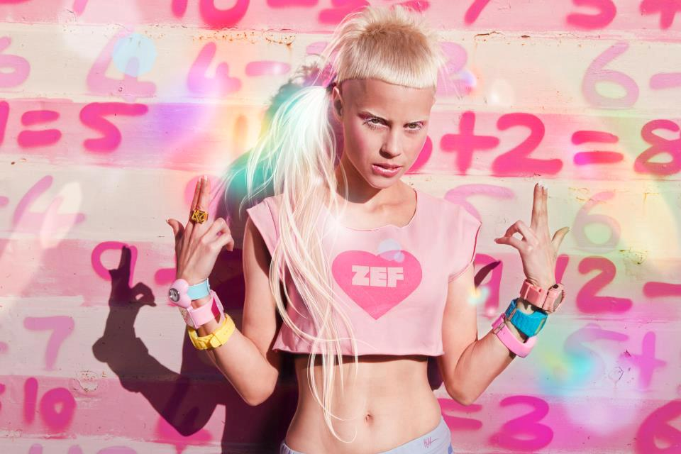 the girl from Die Antwoord