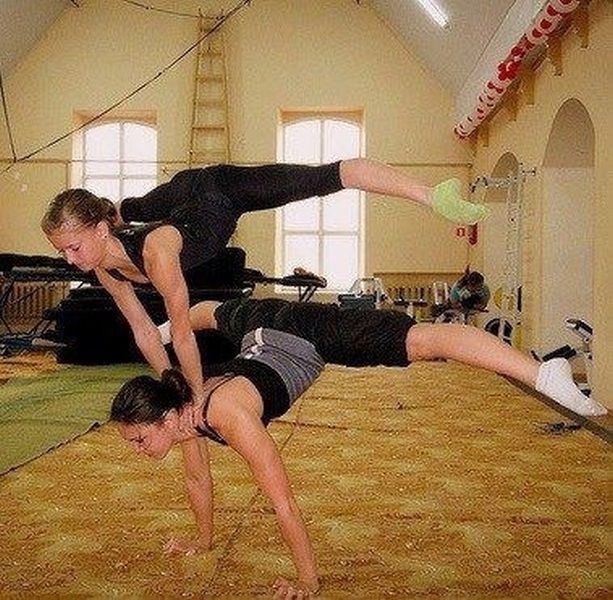 chicks working out