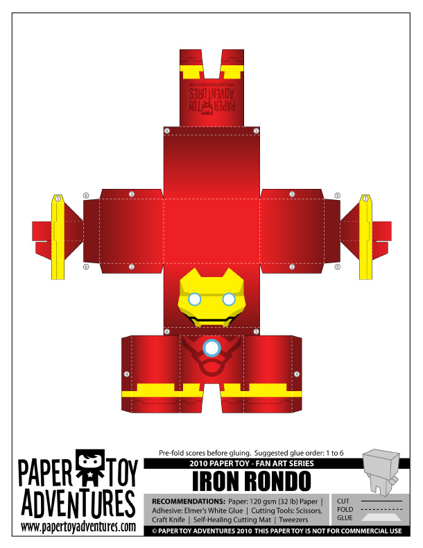 papercraft box puppets templates