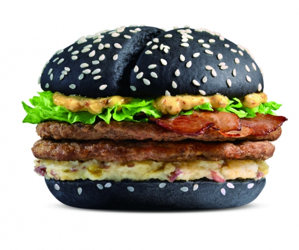 McDonald's Black  White Burger featured in China, Taiwan  Hong Kong