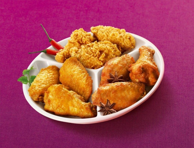 China - Chicken Wings w Yanju flavored marinade