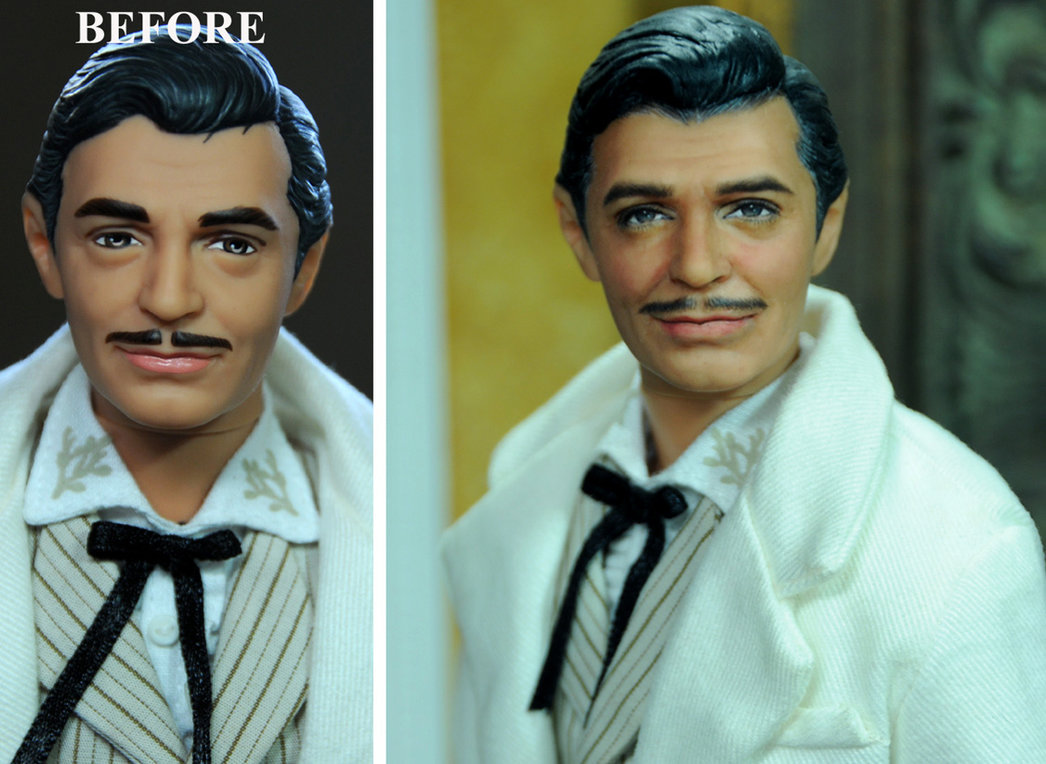 Rhett Butler Gone With The Wind doll repaint
