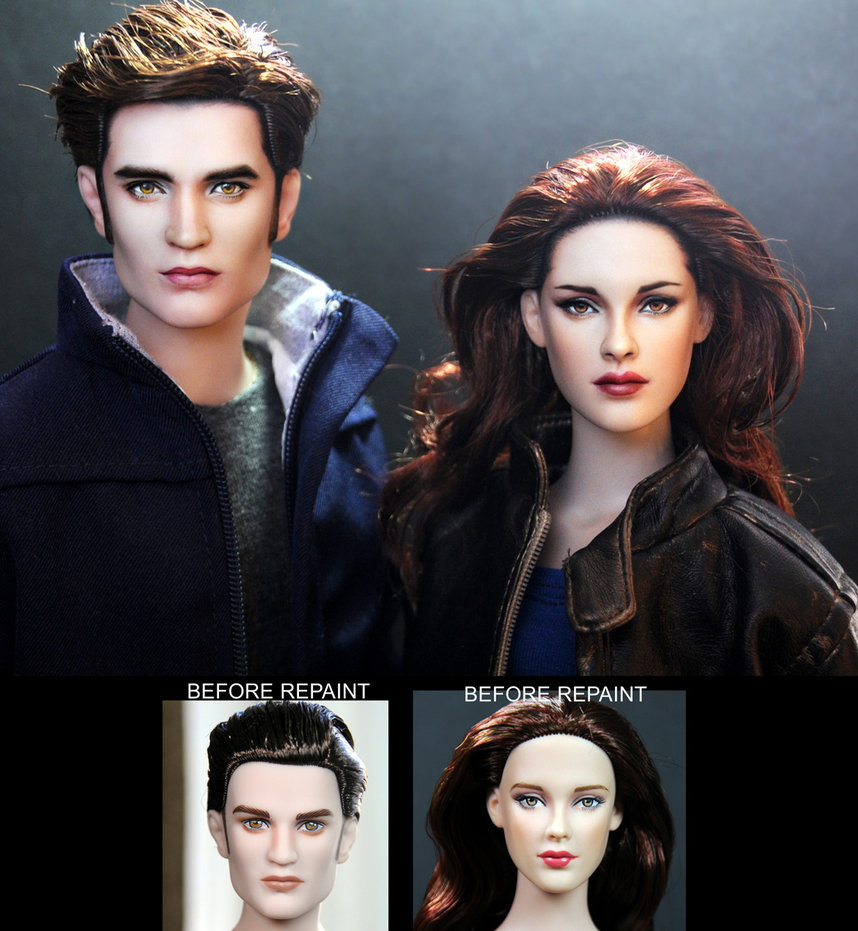Breaking Dawn Part 2 Edward and Bella dolls