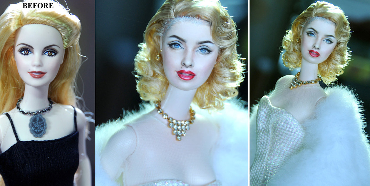 11.5 inch Madonna doll repaint