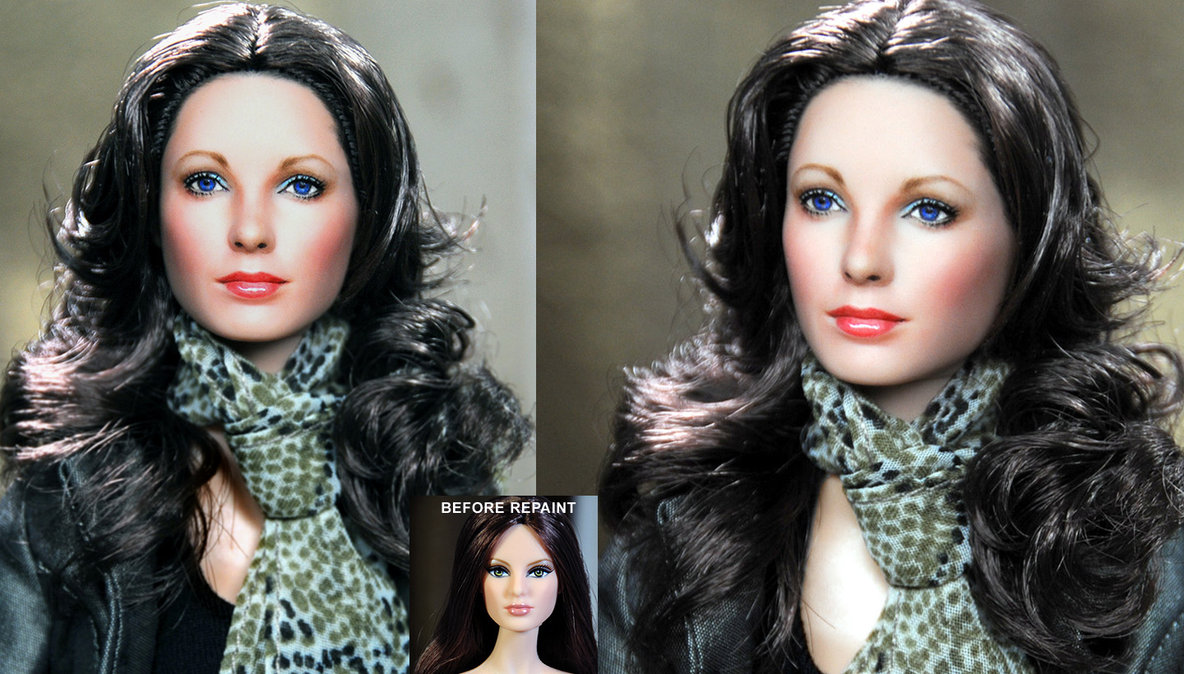 Jaclyn Smith Charlie's Angels doll repaint