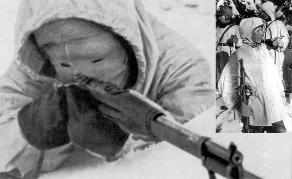 1 Simo Hyh  705 confirmed kills 505 with rifle, 200 with submachine gunA Finnish soldier who, using an iron sighted bolt action rifle, amassed the highest recorded confirmed kills as a sniper in any war. Hyh was born in the municipality of Rautjrvi near the present-day border of Finland and Russia, and started his military service in 1925. His duties as a sniper began during the winter war 1939-1940 between Russia and Finland. During the conflict Hyh endured freezing temperatures up to -40 degrees Celsius. In less than 100 days he was credited with 505 confirmed kills, 542 if including unconfirmed kills, however the unofficial front-line figures from the battlefield places the number of sniper kills at over 800. Besides his sniper kills he was also credited with 200 from a Suomi KP31 Sub-machine gun, topping off his total confirmed kills at 705.