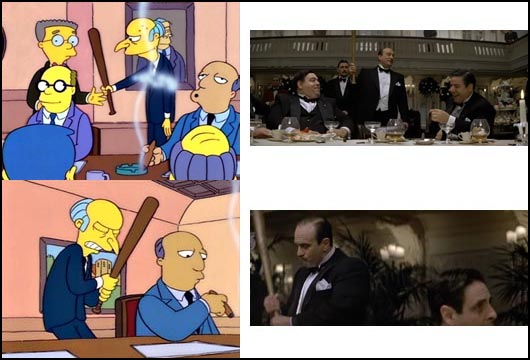 Simpson Scenes Copied From Movies