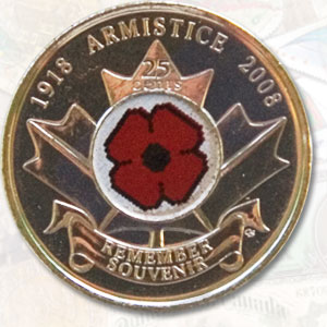 Back in 2009, these coins alarmed the US defence department. Rumors were the red poppies were radio frequency transmitters.