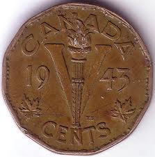 Victory coin, minted during WW2.
