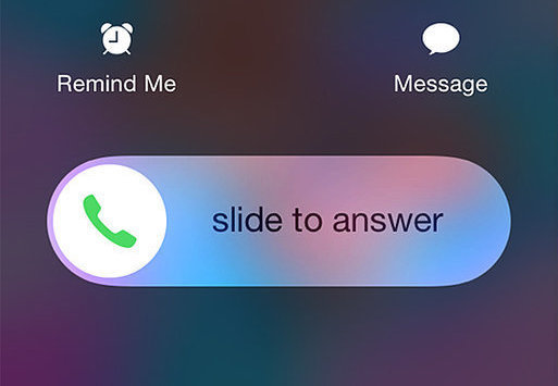 The answer, according to Business Insider, is refreshingly simple. If your iPhone is locked when you receive a call, it will show up as a slider.