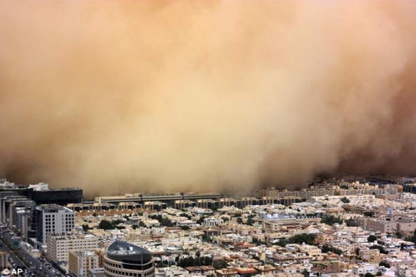 Suadi Desert Sand Storm