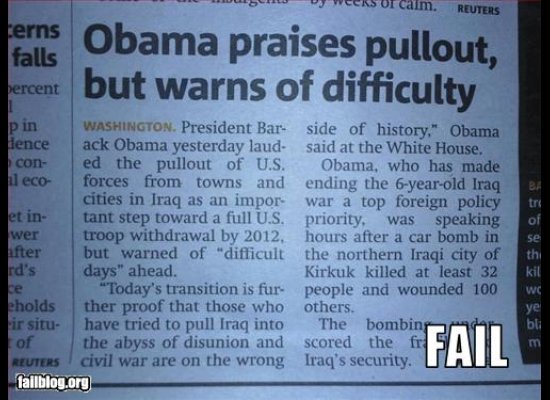 Obama FAILS
