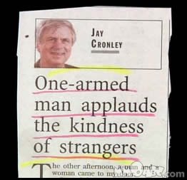 Newpapers Say The Darndest Things!