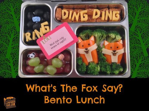 Lunch - Ding Ding What fish only swis at night? What's The Fox Say? Bento Lunch