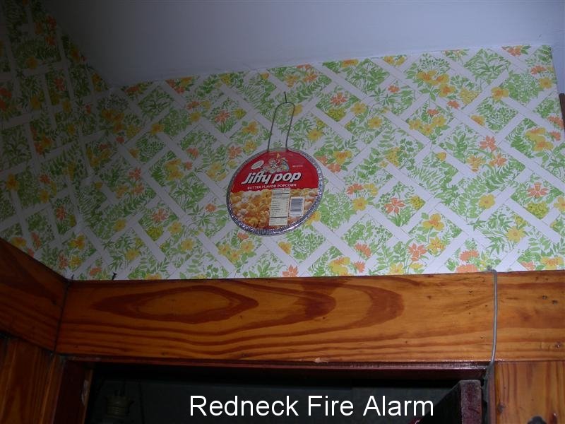 This is what a fire alarm might look like in a trailer