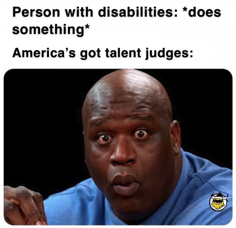 domestic violence quotes - Person with disabilities does something America's got talent judges